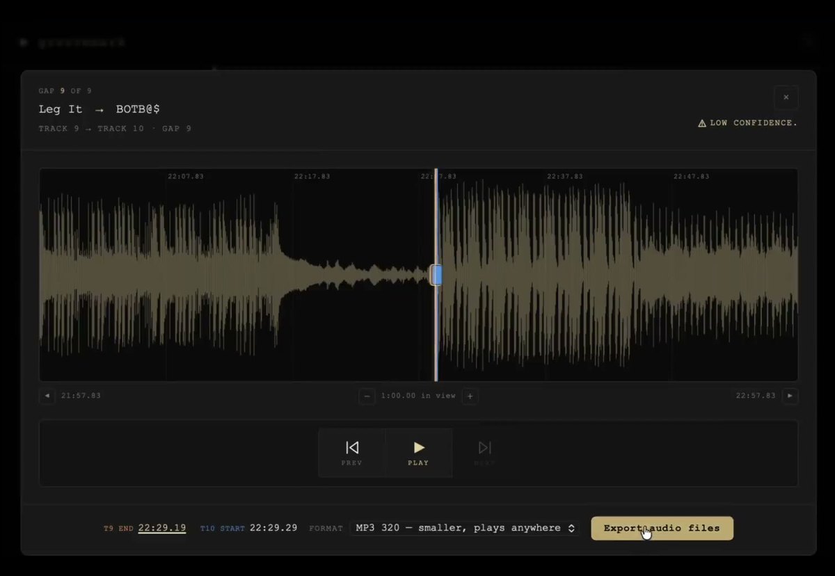 Exporting the finished album