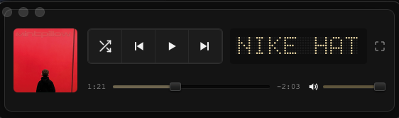 The microplayer, a single narrow strip